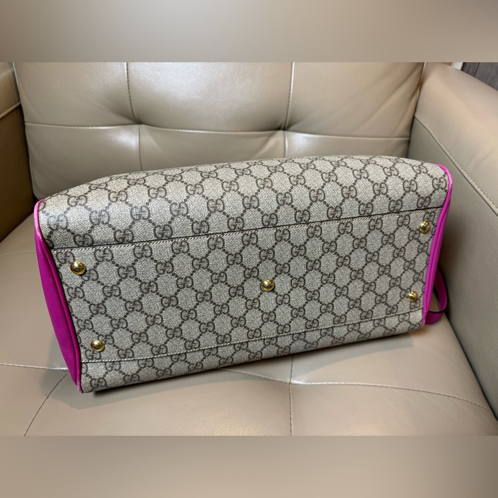 Gucci GG Supreme canvas Boston Bag GG Medium - Picture 7 of 10
